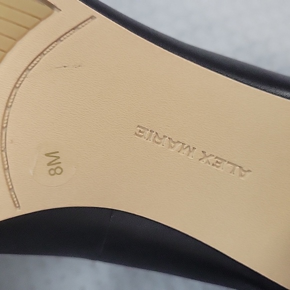 Alex Marie Airfit Perison Pumps Loafers, black leather size 8 womens - Picture 9 of 10